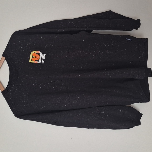 Walt Disney World Black Halloween Candy Corn Spirit Jersey Glitter Sweatshirt - Picture 2 of 5